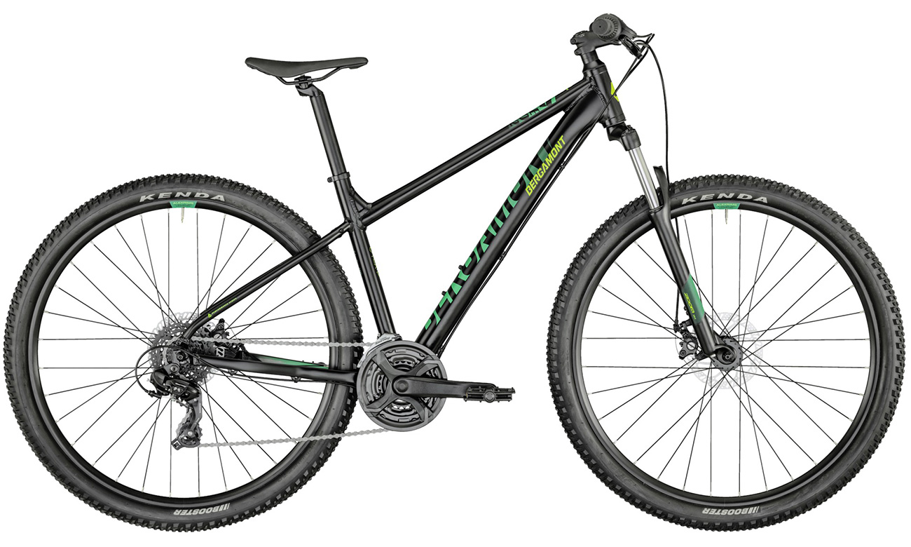 Фотография Велосипед Bergamont Revox 2 27,5" 2021, размер XS, Черно-зеленый 